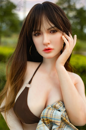 Orange In丨Aileen -5ft 3/160cm Movable Jaw Silicone Sex Doll