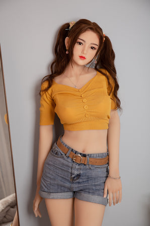 Nana- (3 Sizes) Japanese Style Ultra Realistic Silicone Sex Doll With Curly Hair