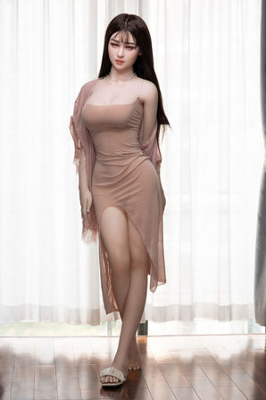 Mengli-158cm/5ft2 Silicon Head+TPE Body Small Breasts Real Sex doll