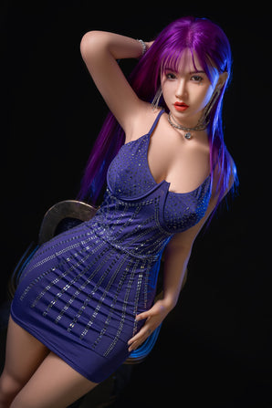 Orange In丨Liz-5ft 5/165cm Movable Jaw Silicone Sex Doll