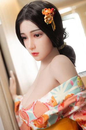 Jill- 5ft2/158cm Medium Breast Silicone Head+TPE Body Sex Doll